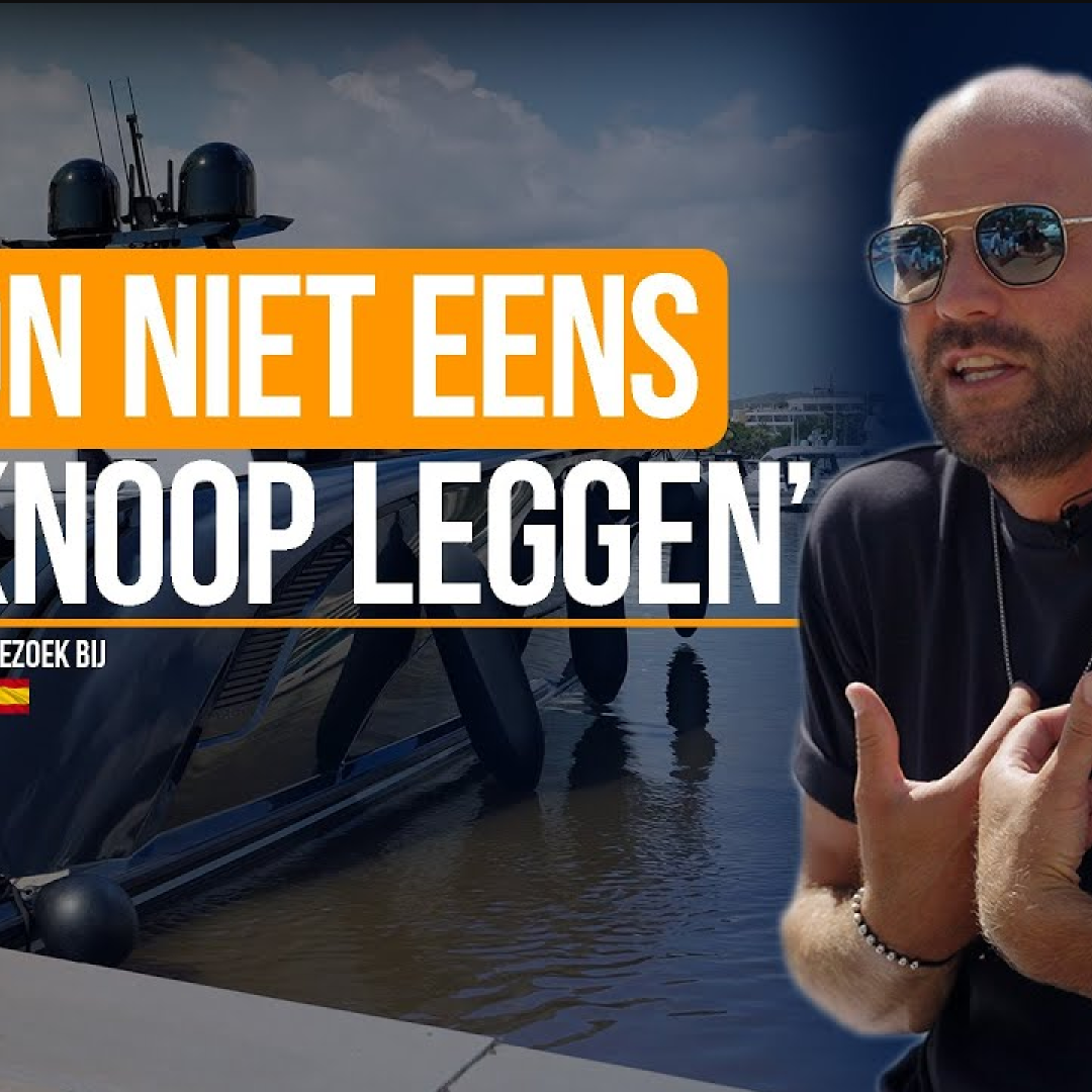 Captain Joris: 'Deze boot kost 6 miljoen, €11.000 per dag'