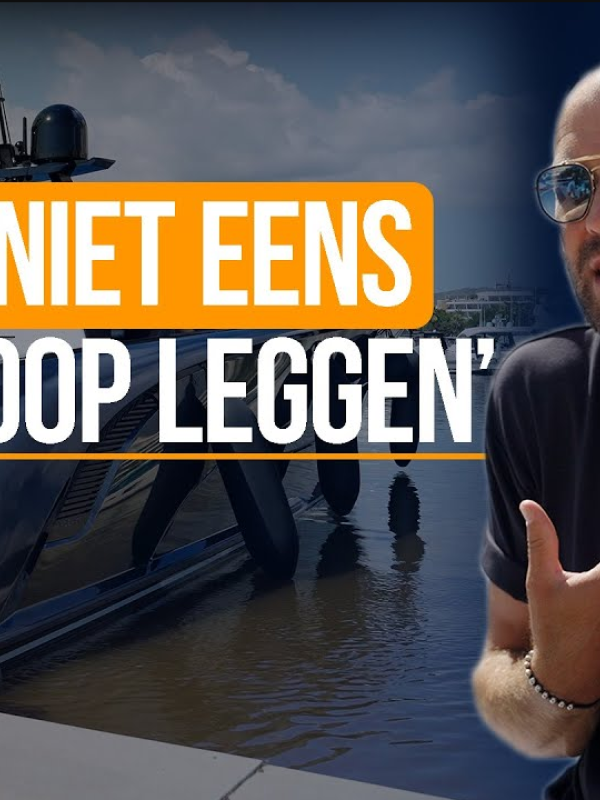 Captain Joris: 'Deze boot kost 6 miljoen, €11.000 per dag'
