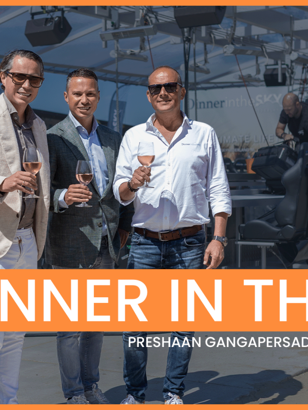 #43 | Preshaan Gangapersadsing & Ron Schouten over Dinner In The Sky